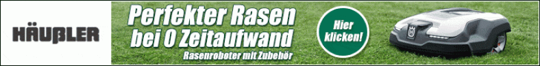 Perfekter Rasen durch Rasenmähroboter