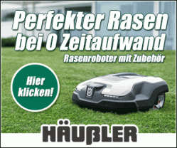 Rasenroboter mit Zubehör